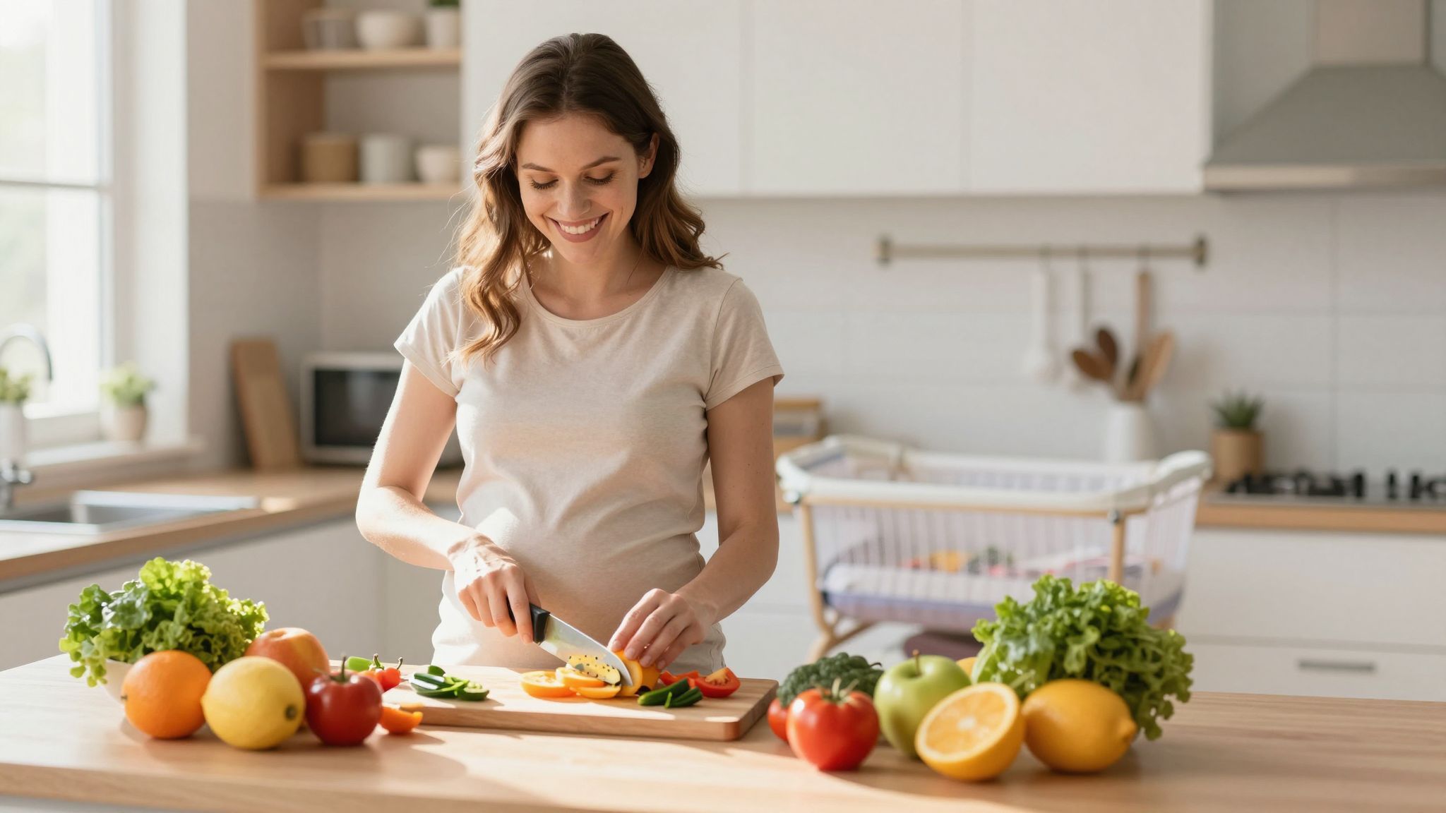 A változatos étrend segíti a szoptatás sikerességét.