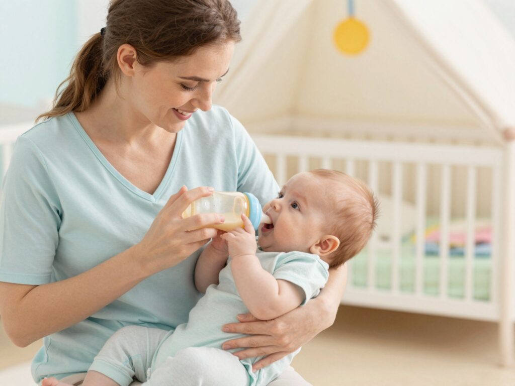 Tápszeres baba etetése 0-6 hónapos korig: a helyes mennyiség és gyakoriság