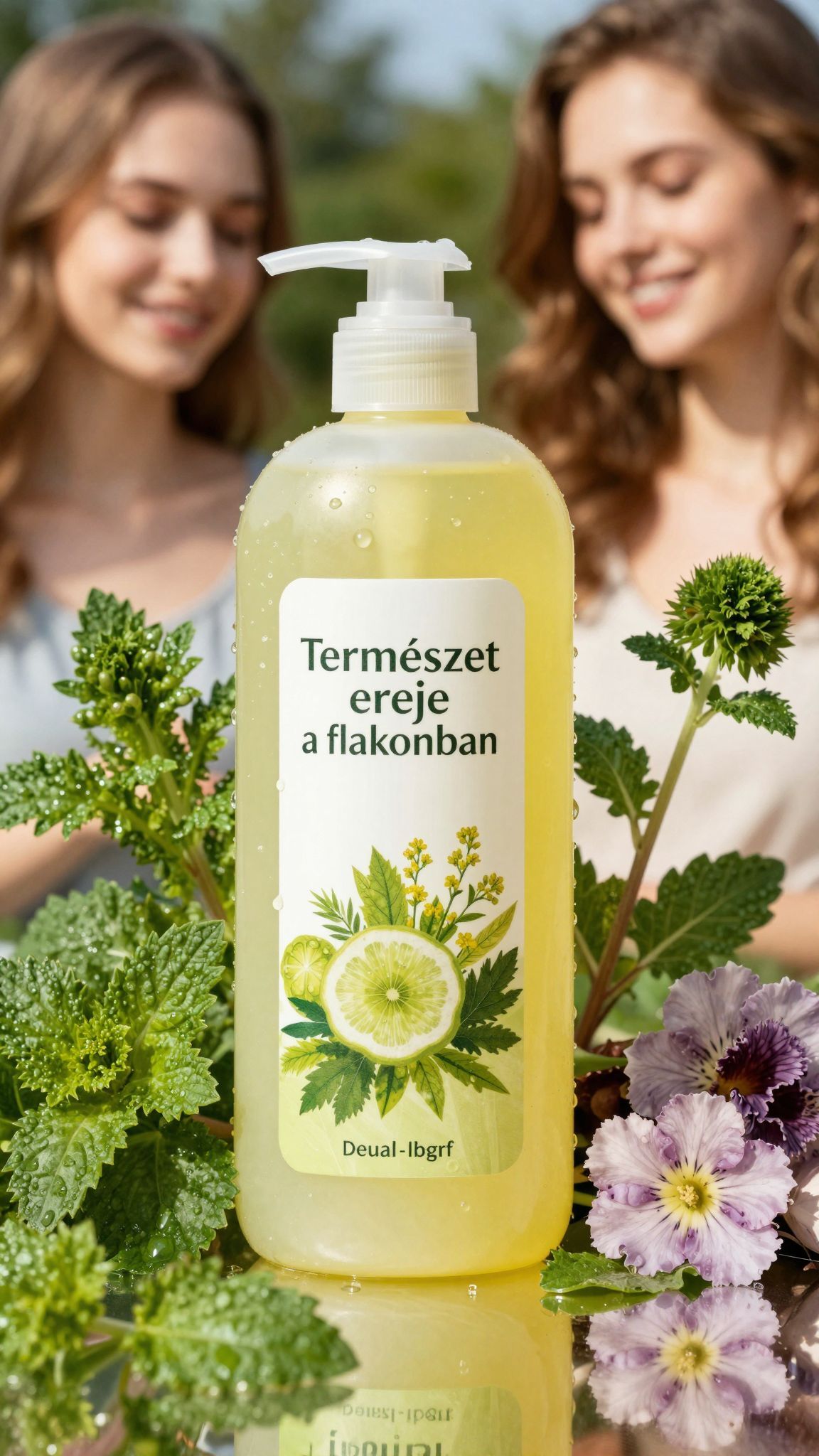 A természeti összetevők erősítik a haj gyökereit.