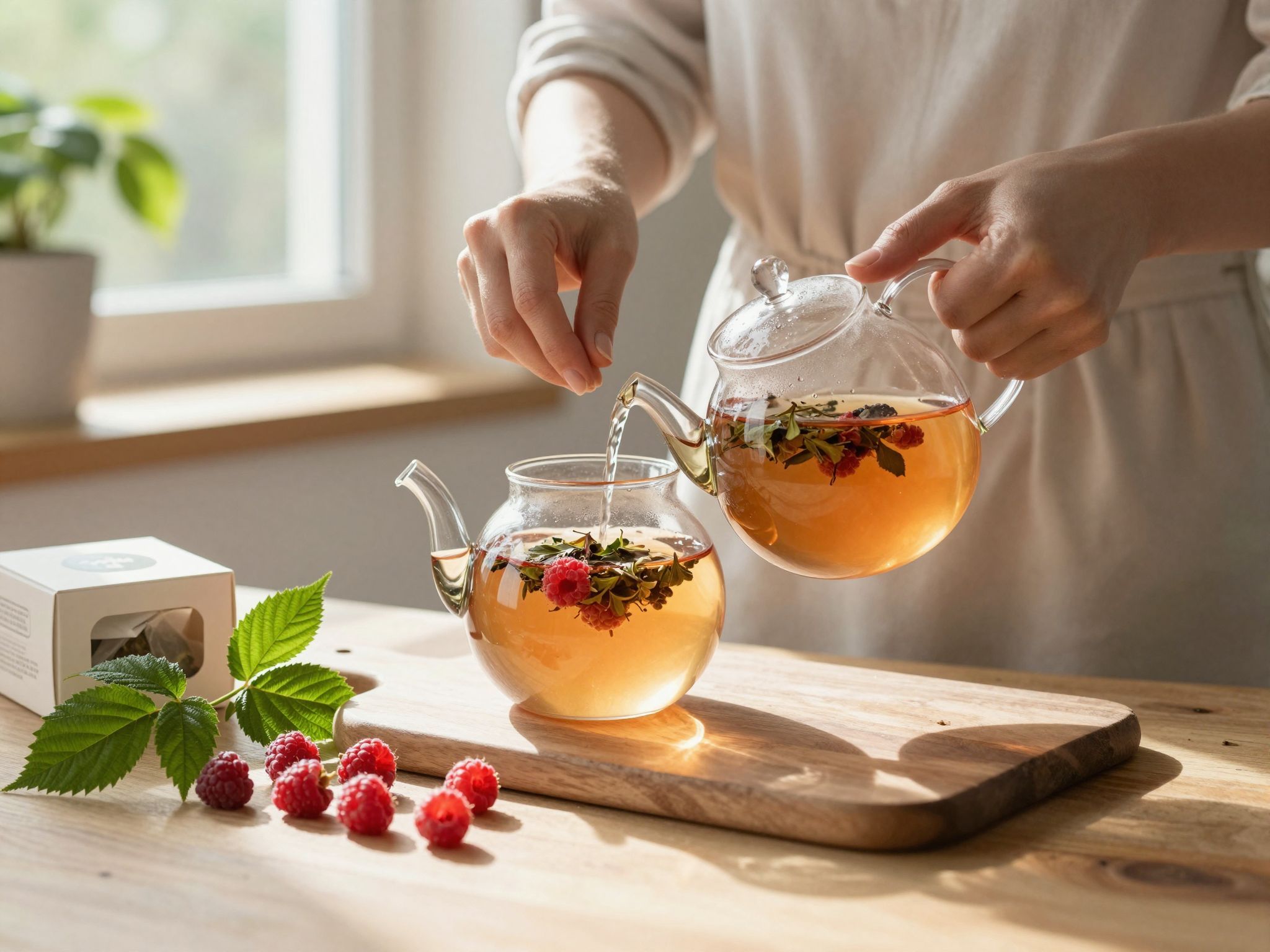 A málnalevél tea támogatja a szülési folyamatot.