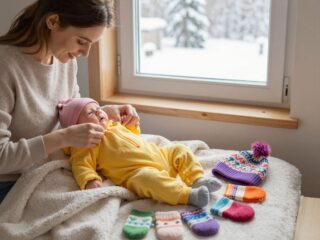 Újszülött Téli Ruházata és Védelme: Praktikus Tanácsok az Első Hideg Hónapokra