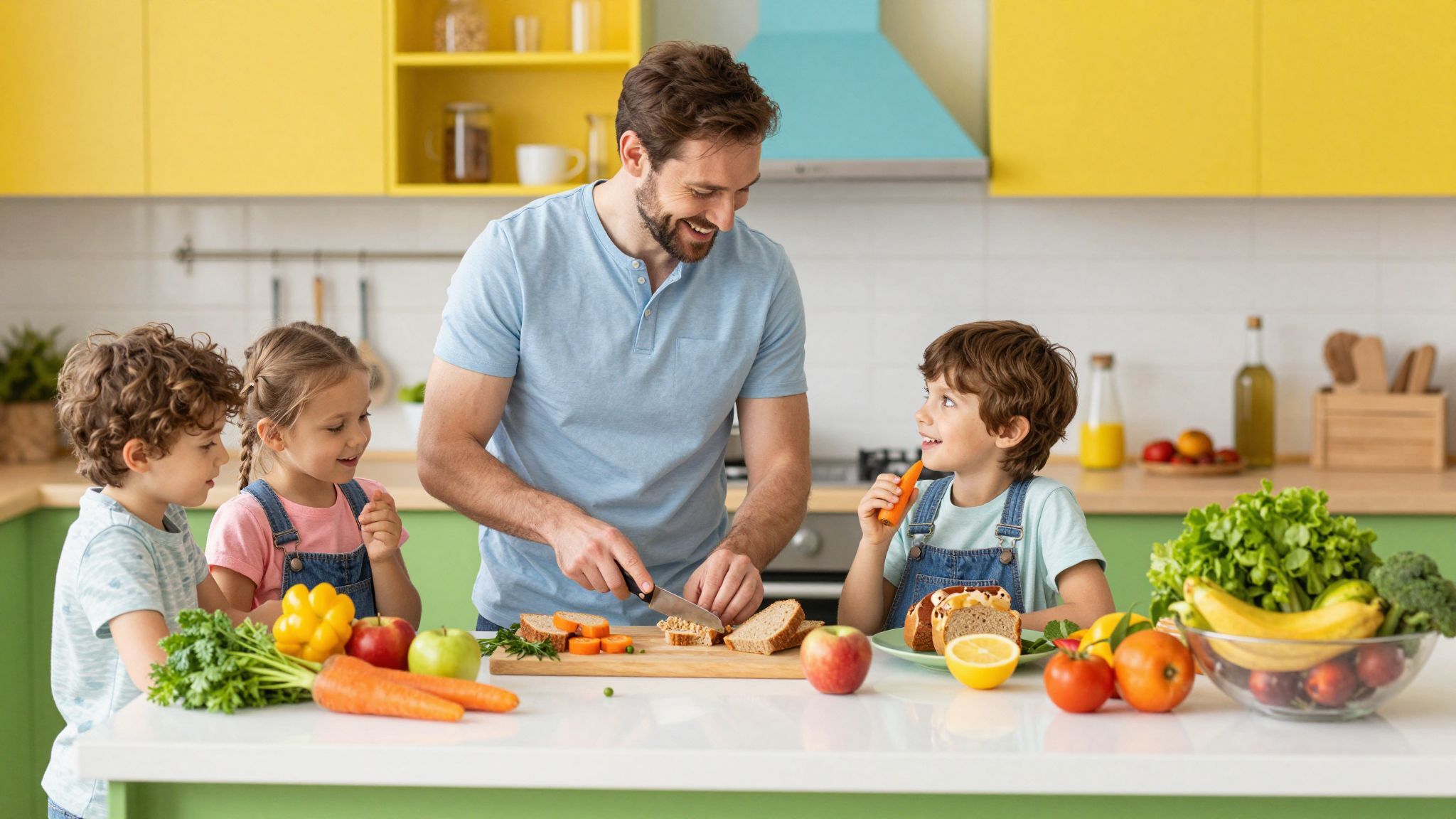 Kreatív uzsonnák segítik a gyerekek étkezési szokásait!