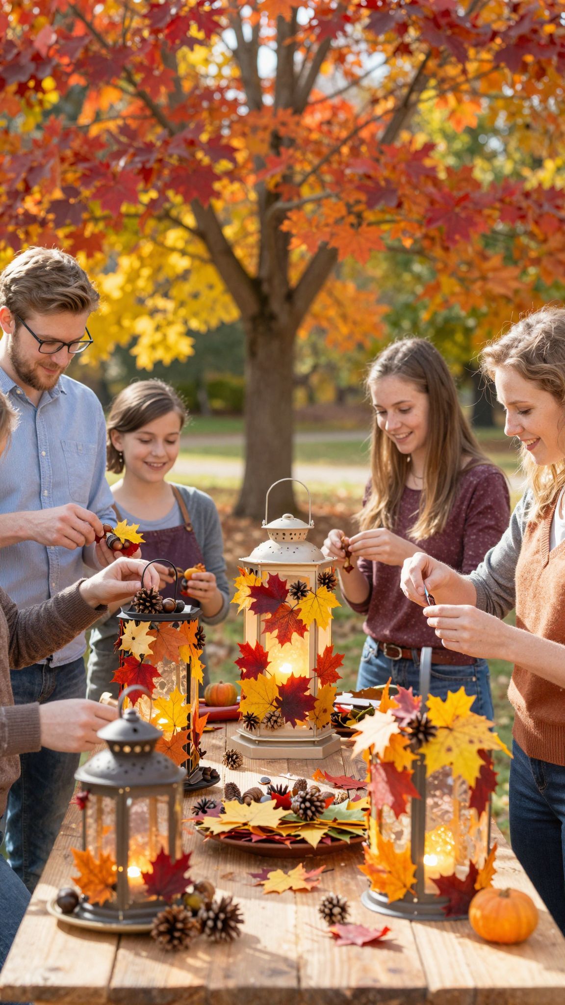 Kísérletezz különböző termésekkel a lámpások egyediségéért!