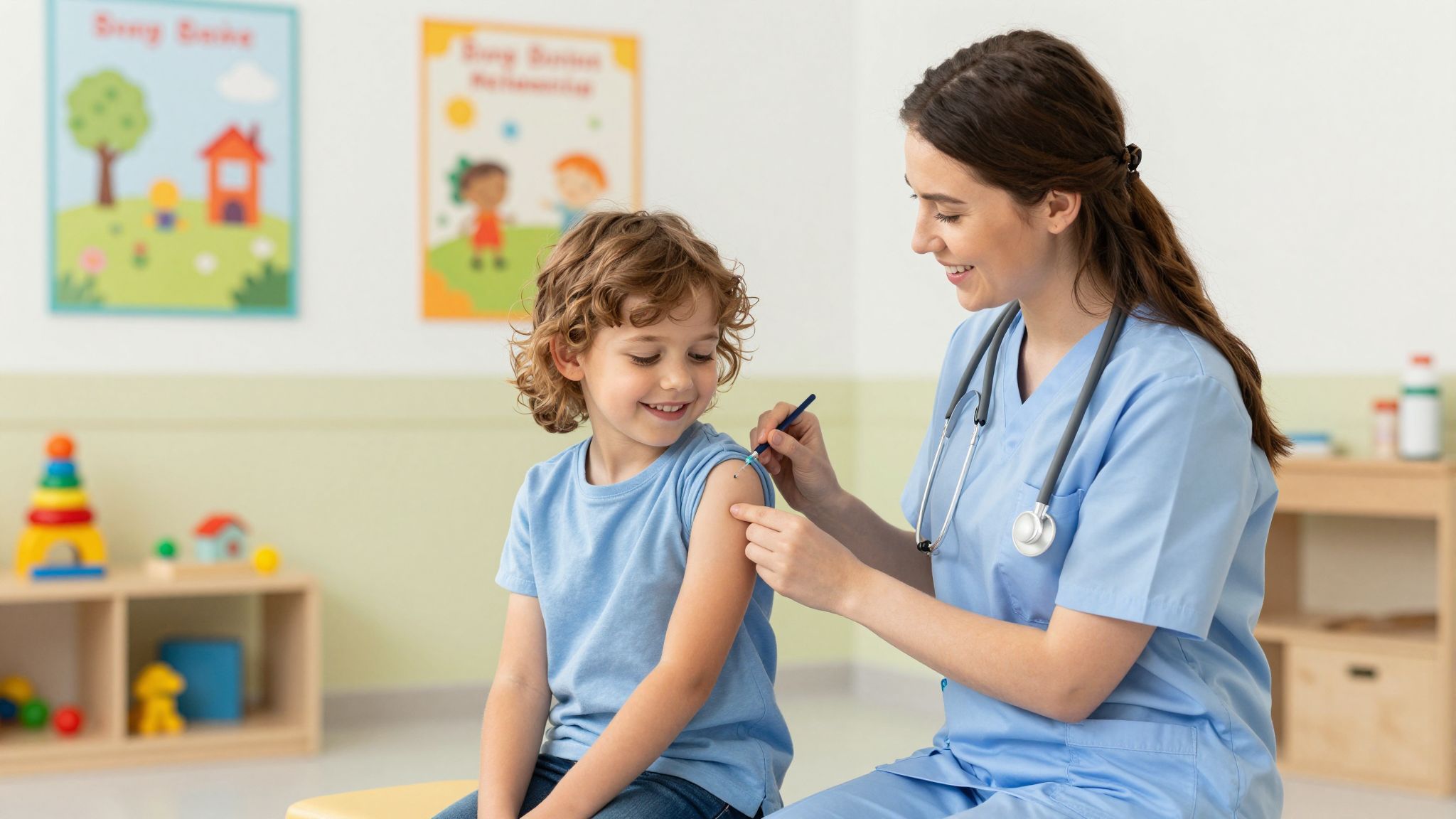 A védőoltások segítik a gyermekek egészségének megőrzését.