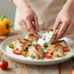 Villámgyors és finom ebéd: omlós csirkecomb joghurtos pácban