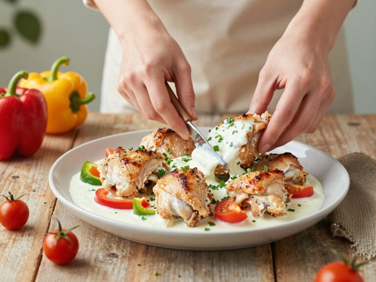 Villámgyors és finom ebéd: omlós csirkecomb joghurtos pácban