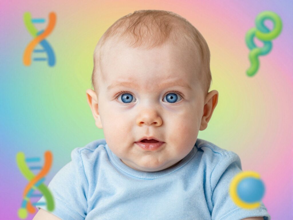 A baba szemszínének genetikája: kitől örökli és mikor alakul ki a végleges árnyalat?