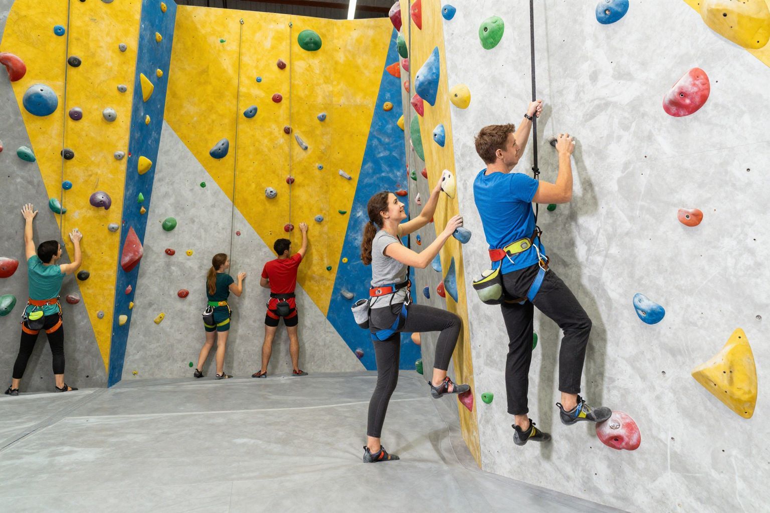 A modern mászótermek biztonsági rendszerei folyamatosan fejlődnek.