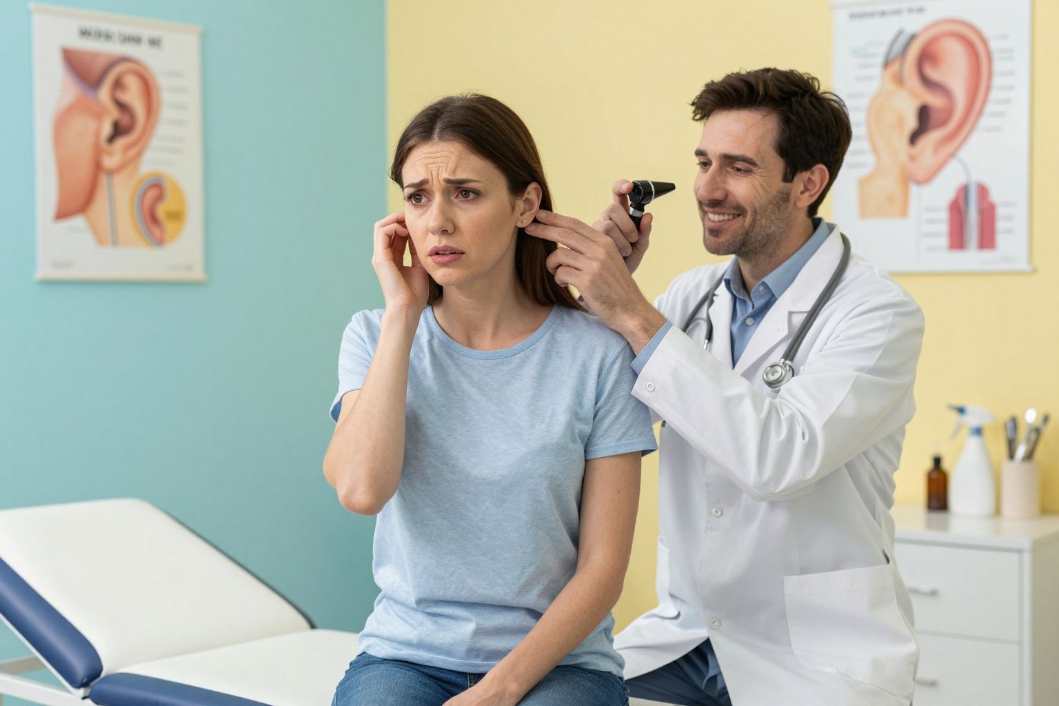 A fájdalom és halláscsökkenés gyakori jelei a repedésnek.