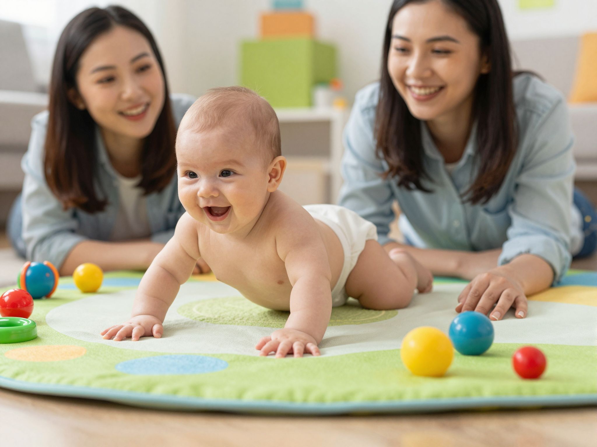 A fejtartás fejlődése alapvető a baba mozgásának.