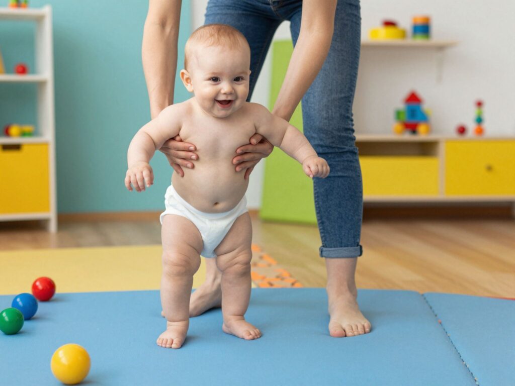 A felállástól a járásig: a mozgásfejlődés mérföldkövei