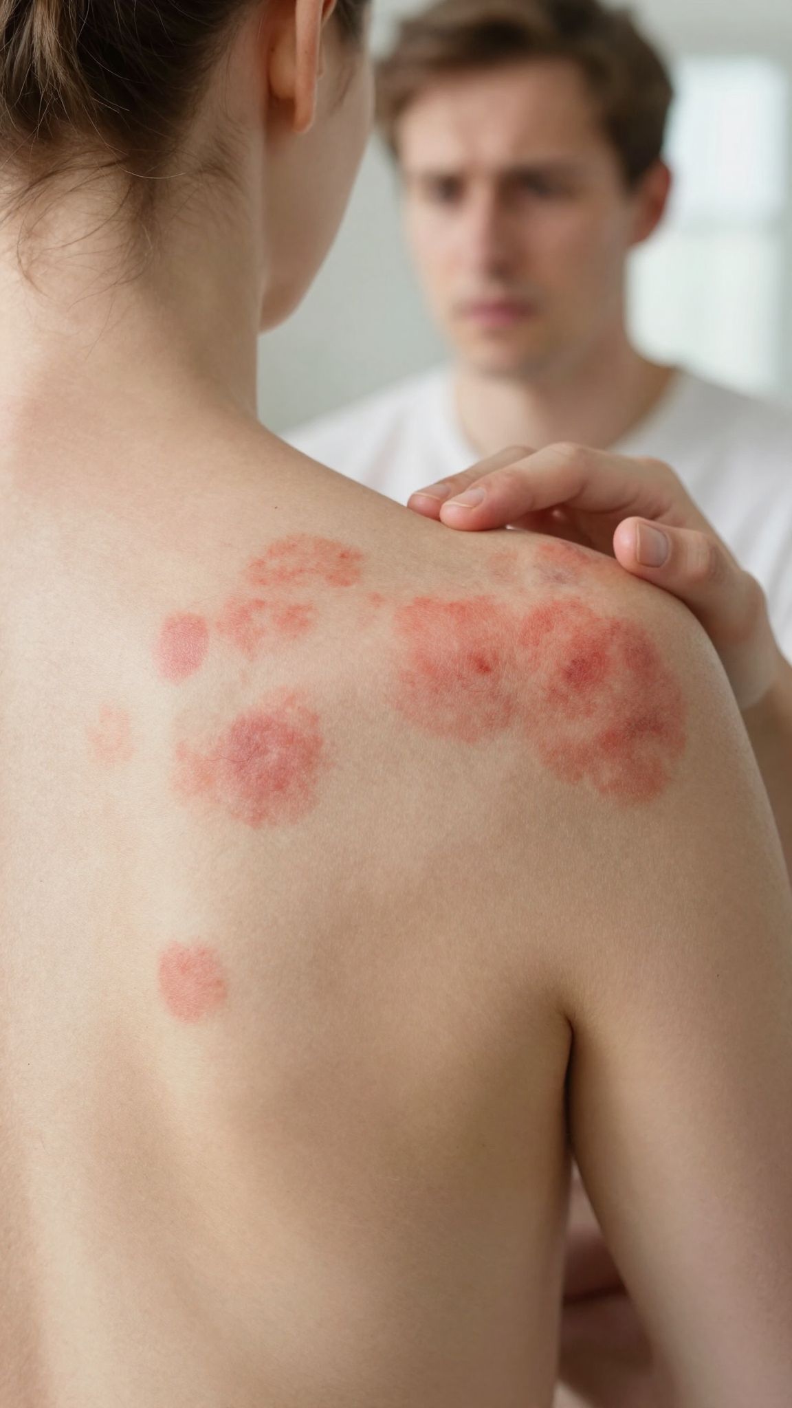 A bőrfertőzések gyakran viszketést és pirosságot okoznak.