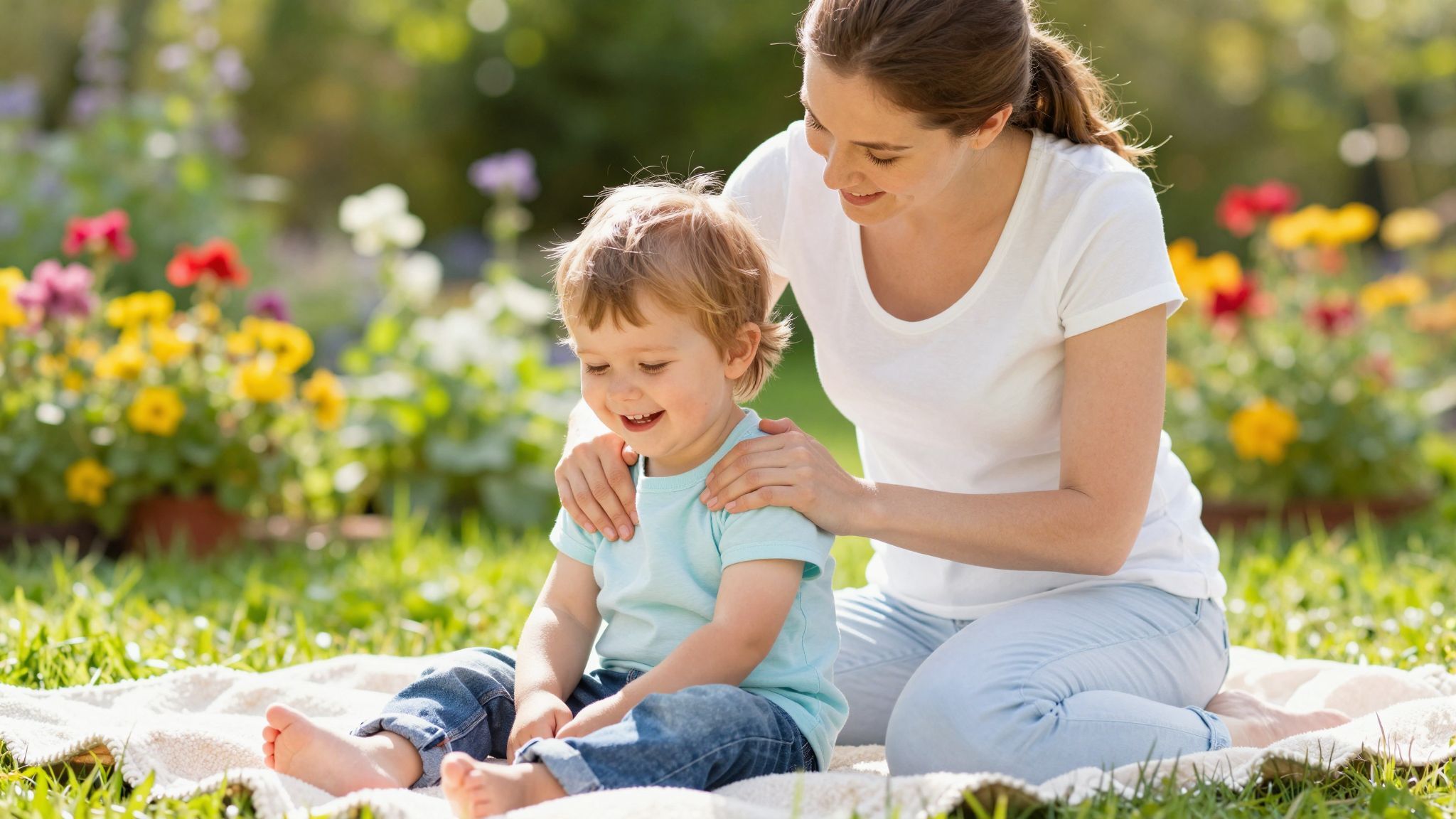 A masszázs segíthet a gyerekek stresszcsökkentésében és relaxációjában.