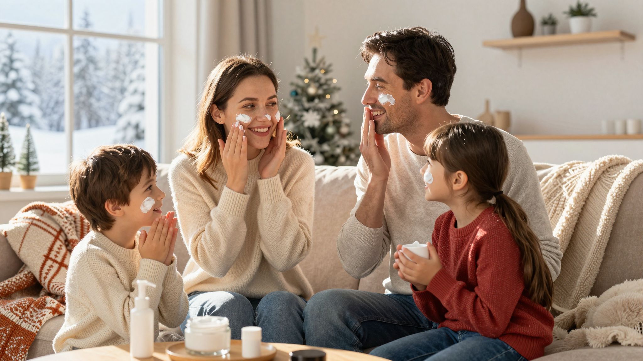 A közös fürdési rituálé erősíti a családi kötelékeket.