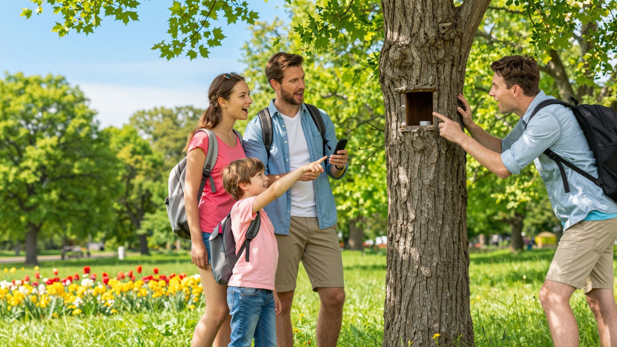 A geocaching nagyszerű módja a családi kalandoknak!