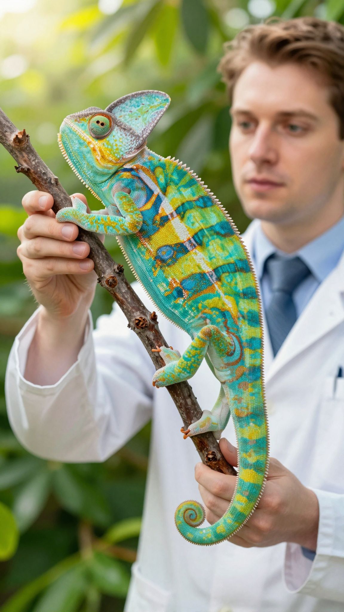 A kaméleon színváltása hőmérséklet-szabályozási mechanizmus is.