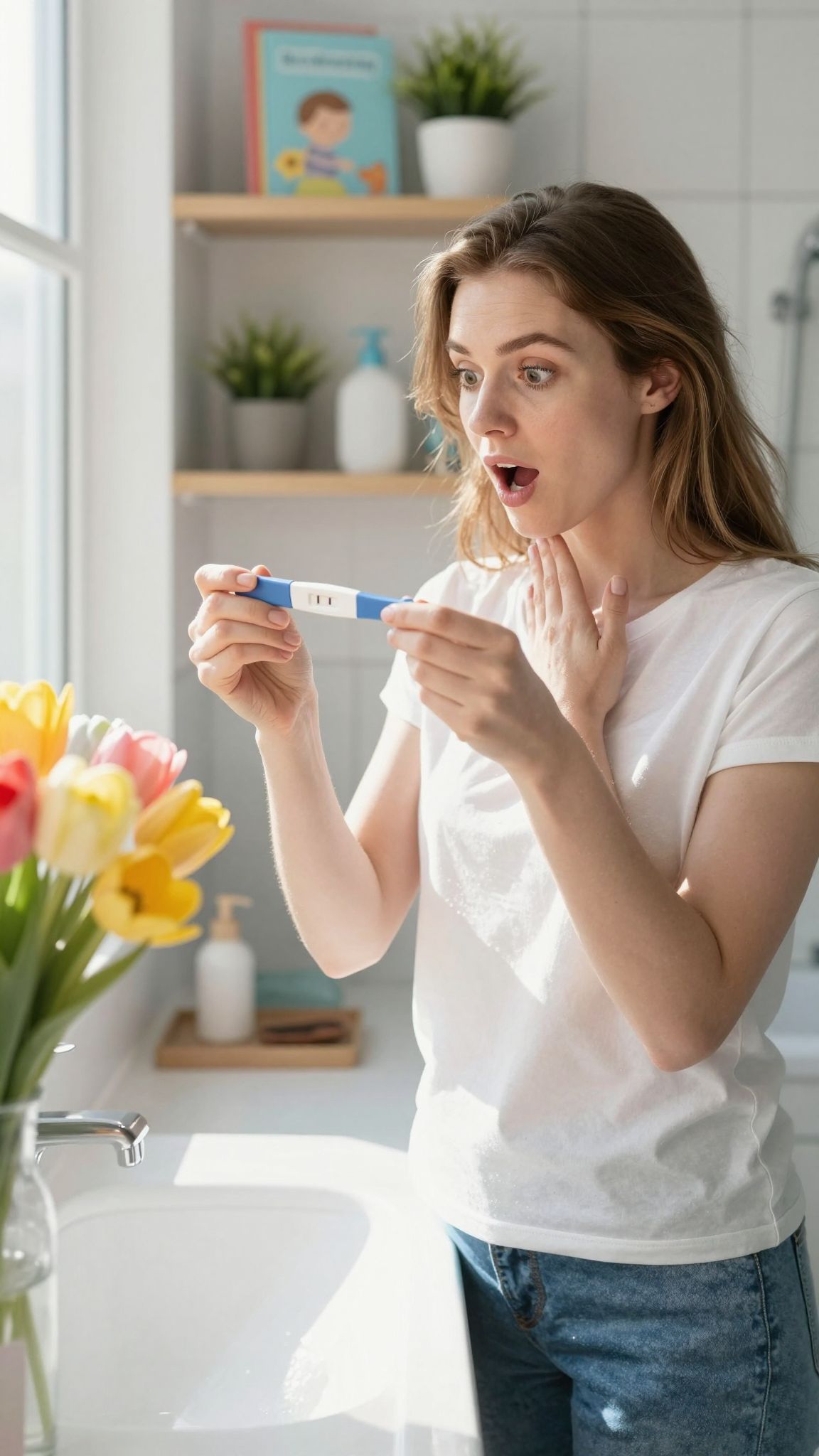 A kémiai terhesség korai hormonszint-változásait jelzi.