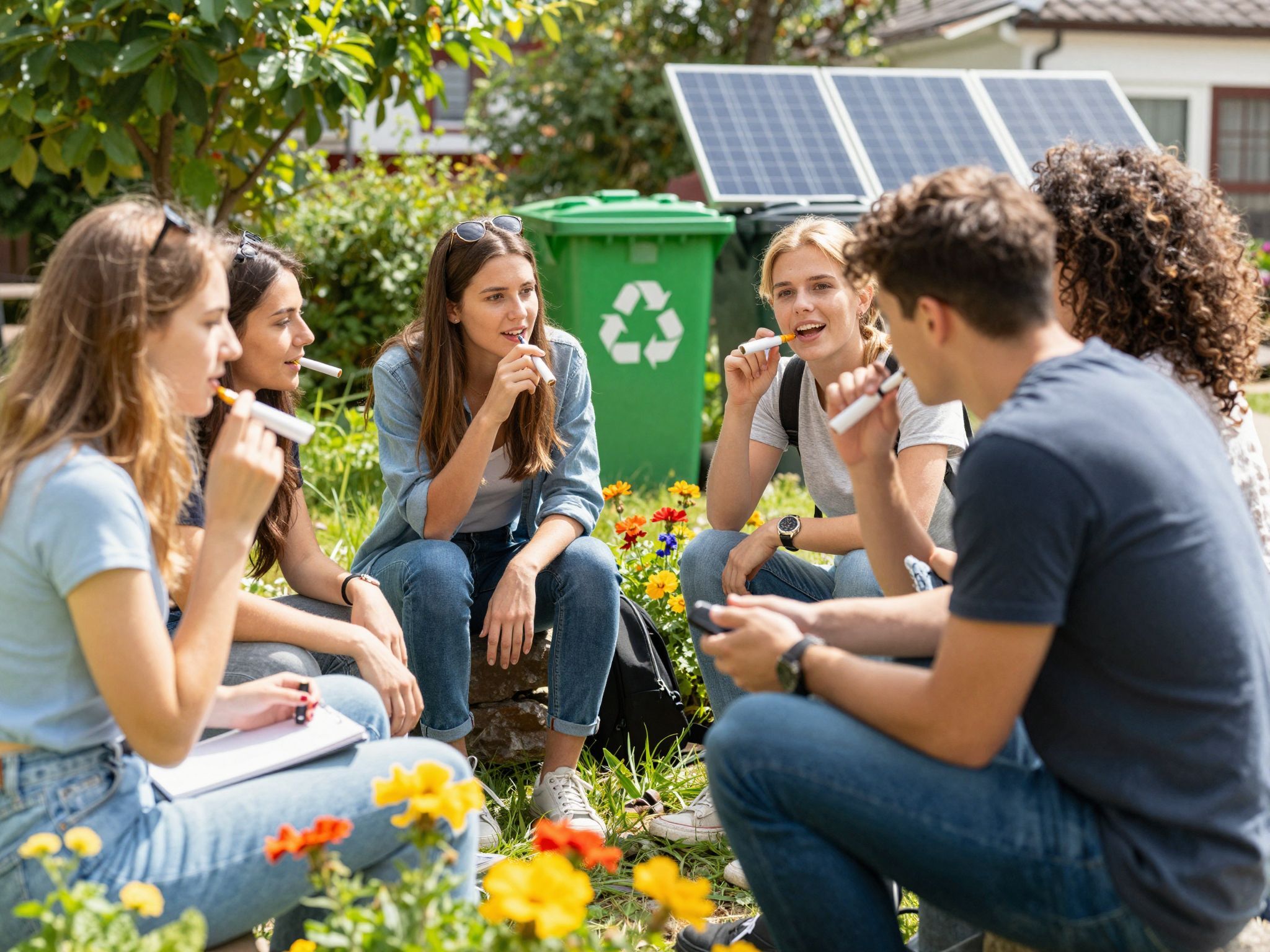 Az e-cigi környezeti lábnyoma jelentős, fenntarthatósági problémákat okoz.