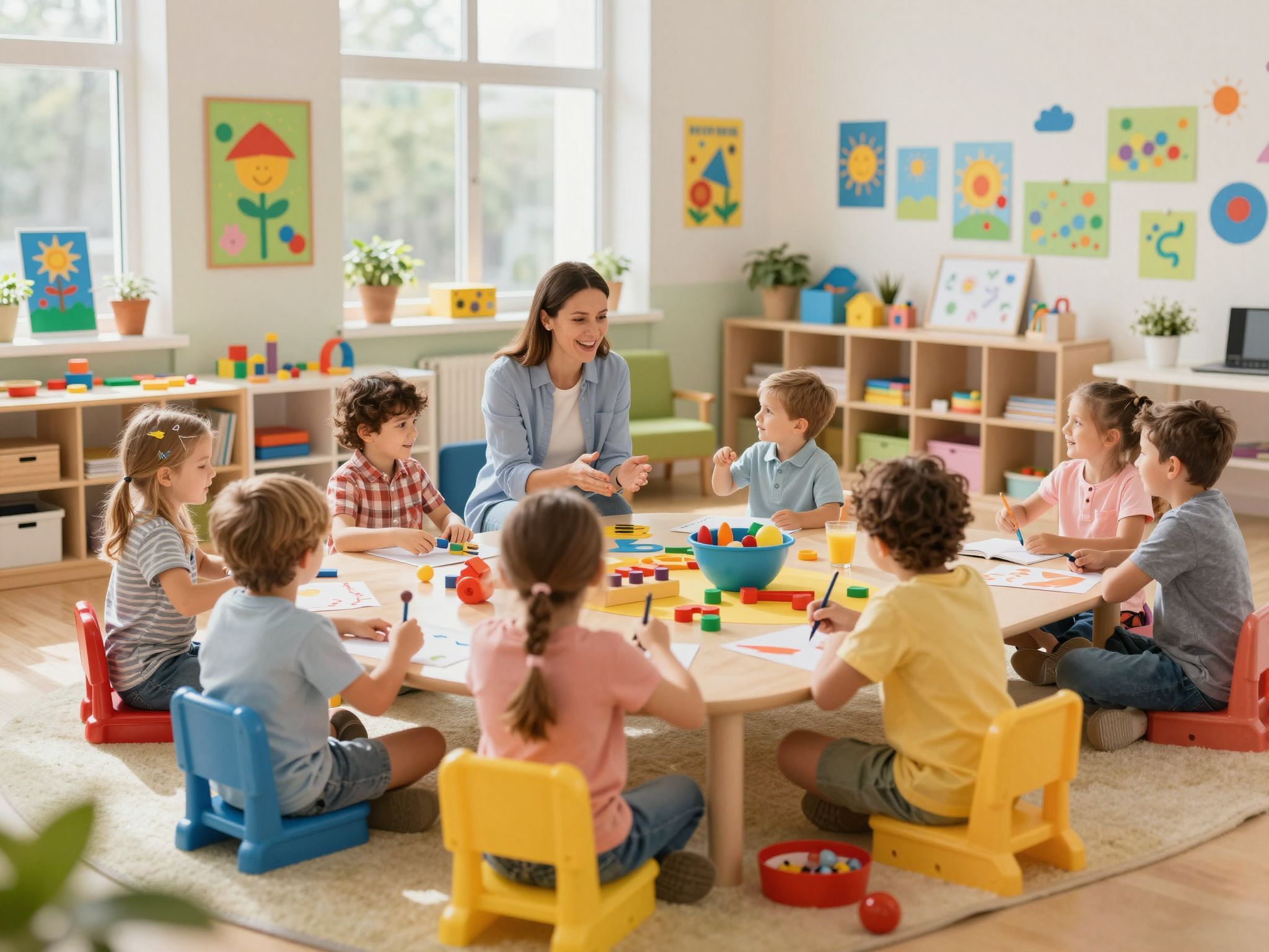 A körzetes óvoda biztosítja a helyi közösség támogatását.