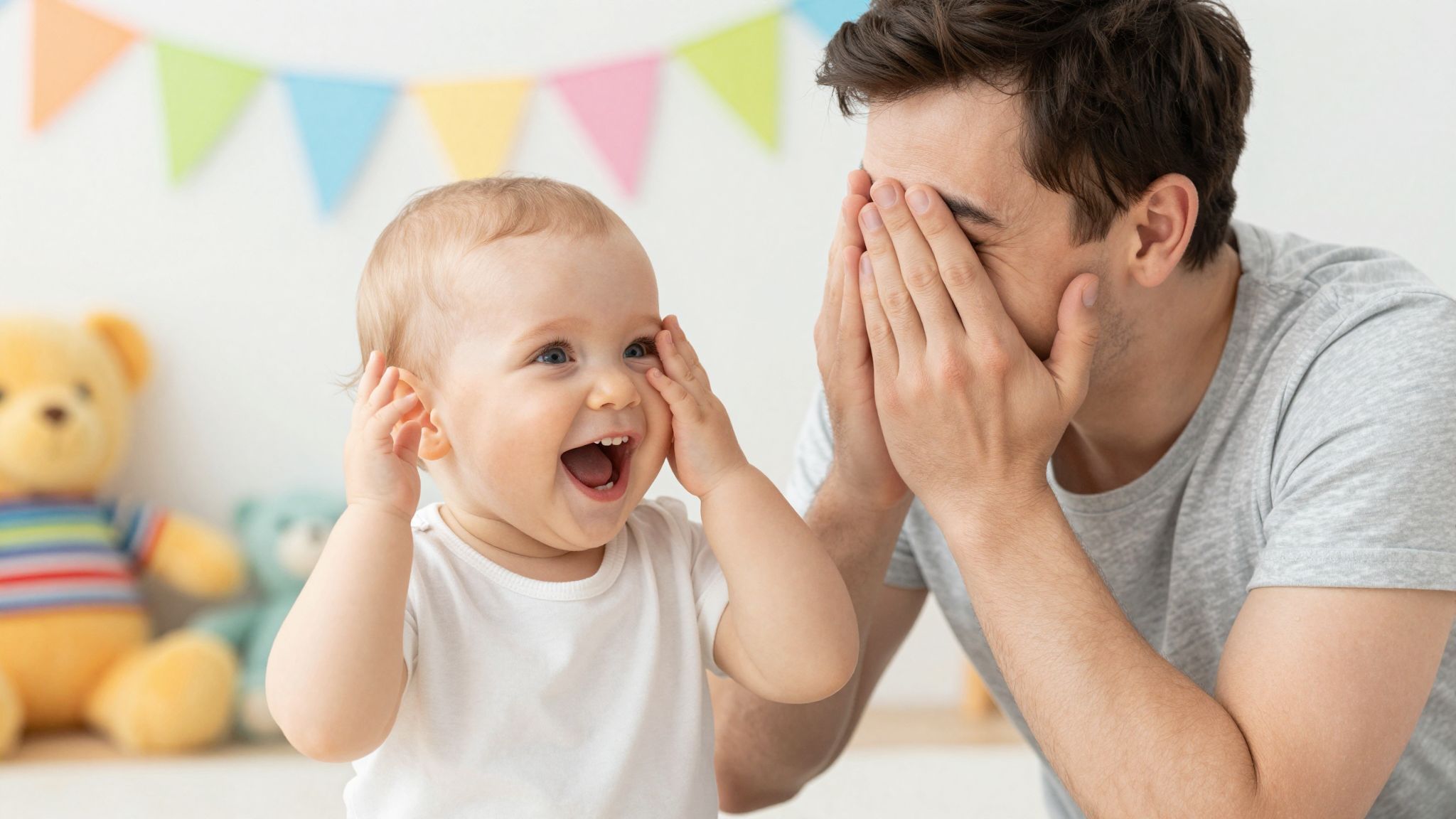 A bújócska segíti a bizalom és a kötődés fejlődését.