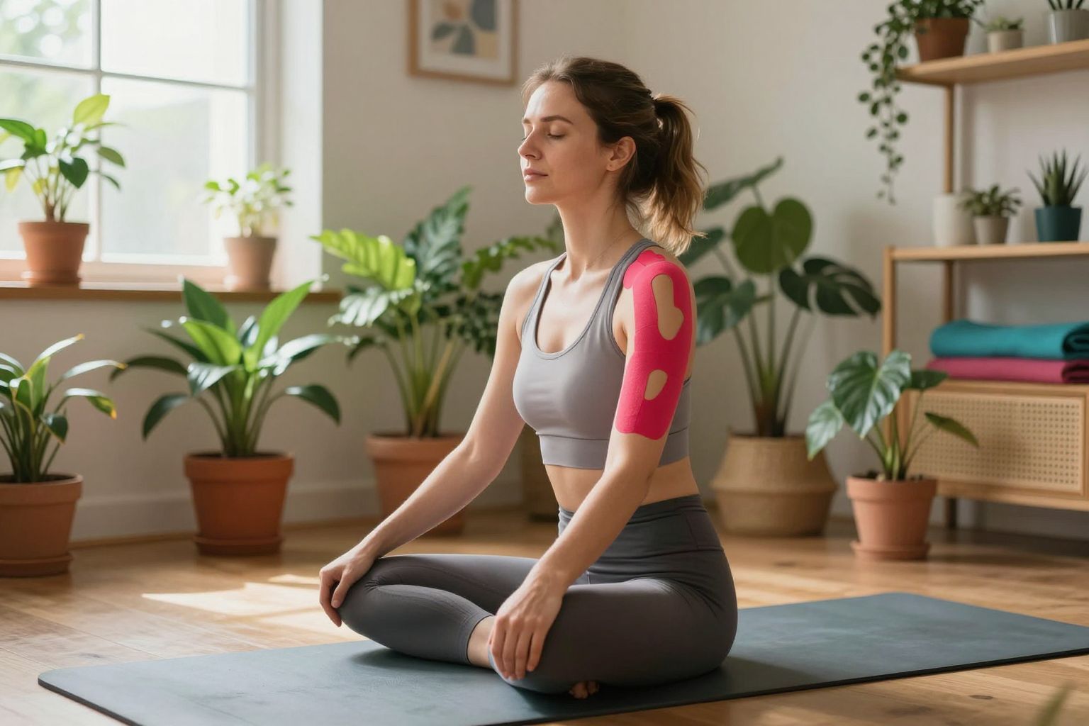 A kinesio-tape javíthatja a lelki egyensúlyt terhesség alatt.