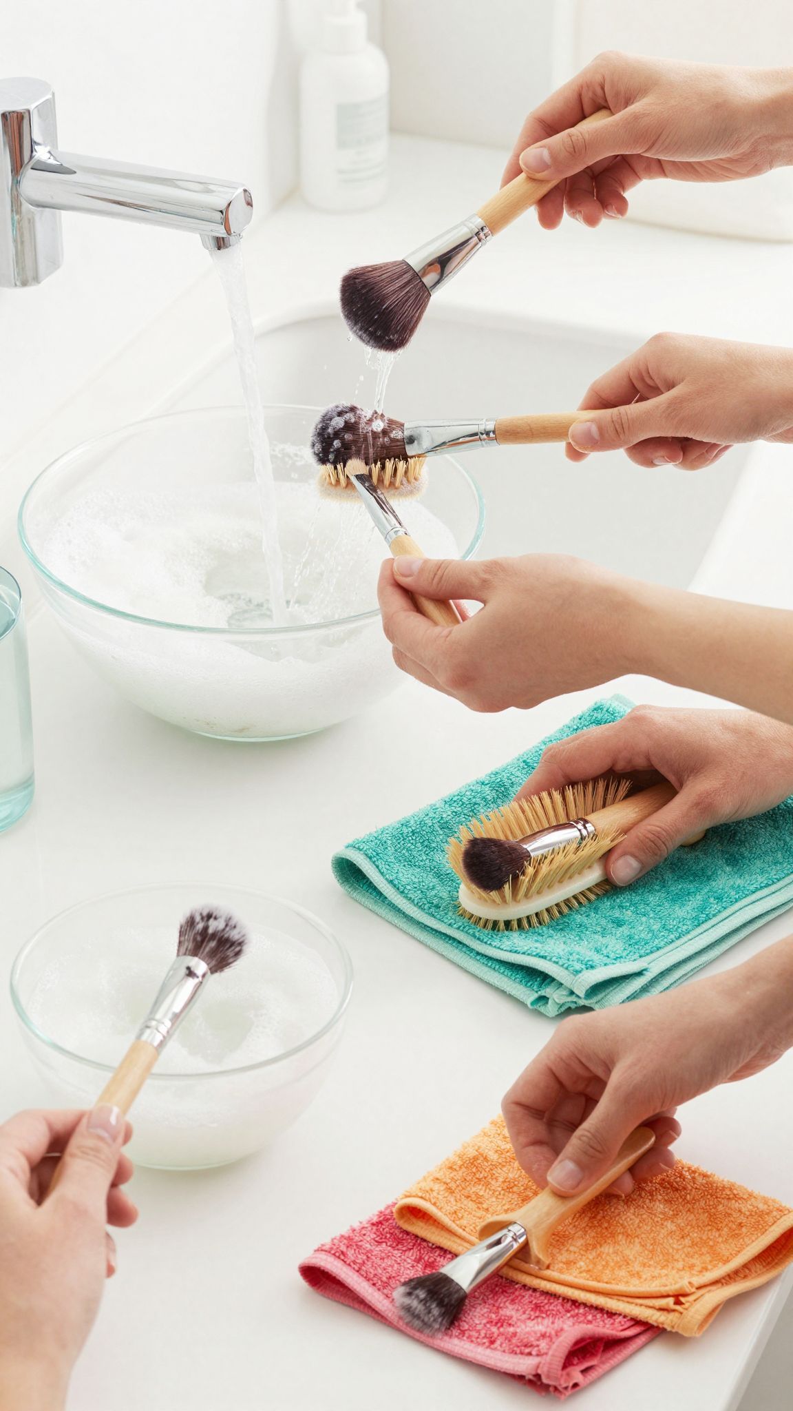 A mélytisztítás eltávolítja a baktériumokat és szennyeződéseket.