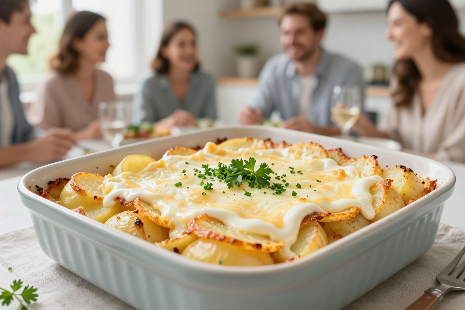 A krémes sajtos rakott krumpli új szintre emeli az ízeket.