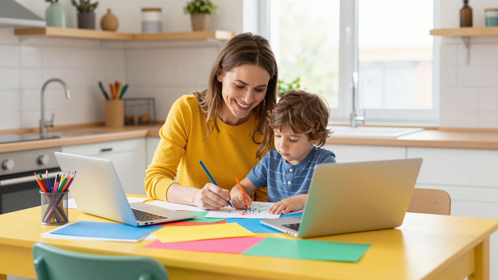 A megfelelő időbeosztás segíthet csökkenteni a bűntudatot.