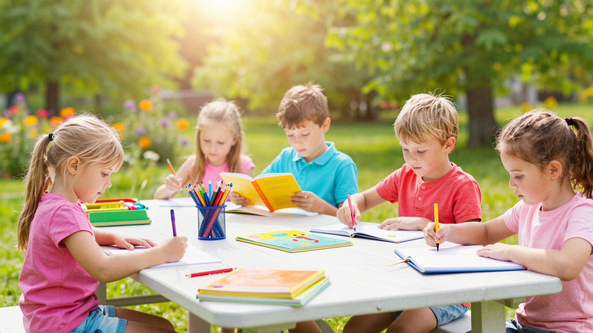 A napirend segít fenntartani a gyerekek rutint nyáron.