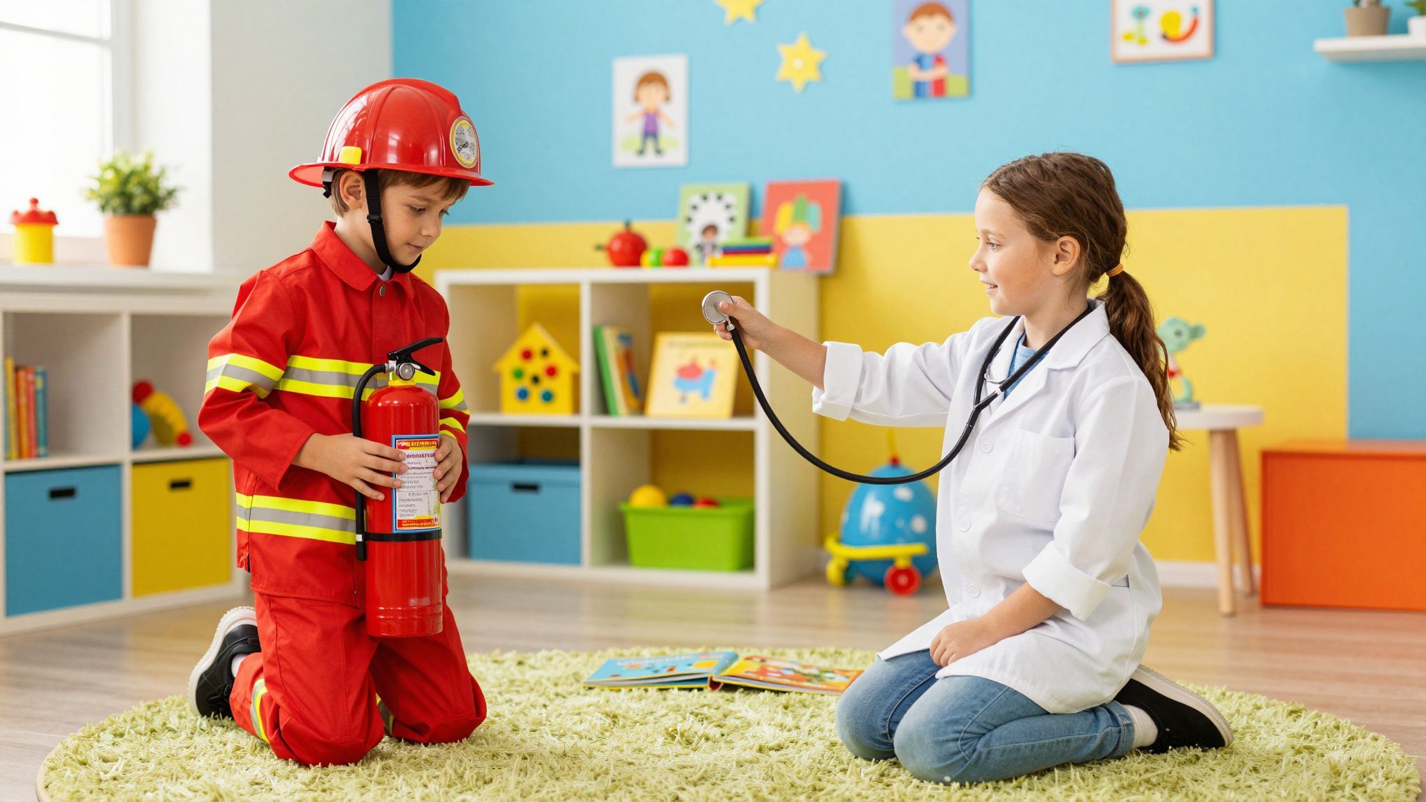 A játék segíti a nyelvi készségek fejlődését.