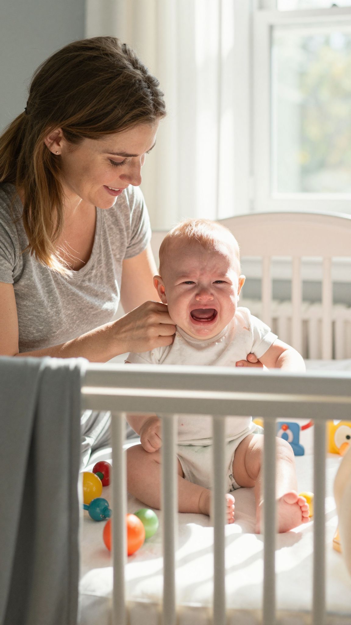 A sírás csökkenti a stresszhormonokat a babákban.