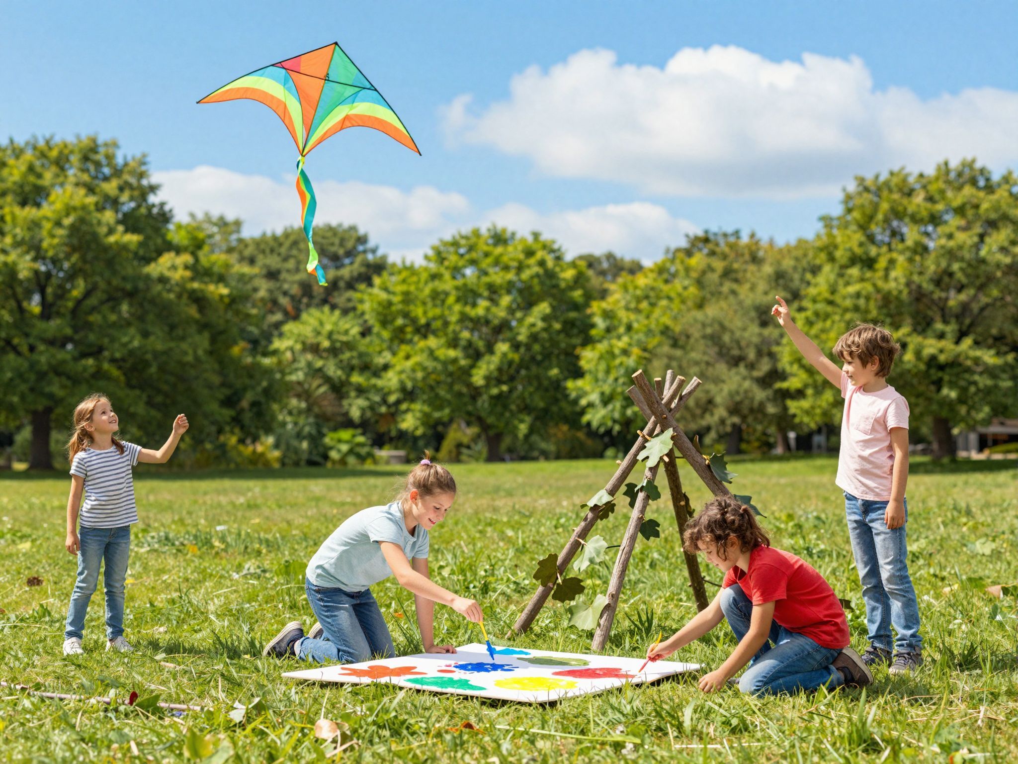 A szabad játék serkenti a gyerekek kreatív gondolkodását.