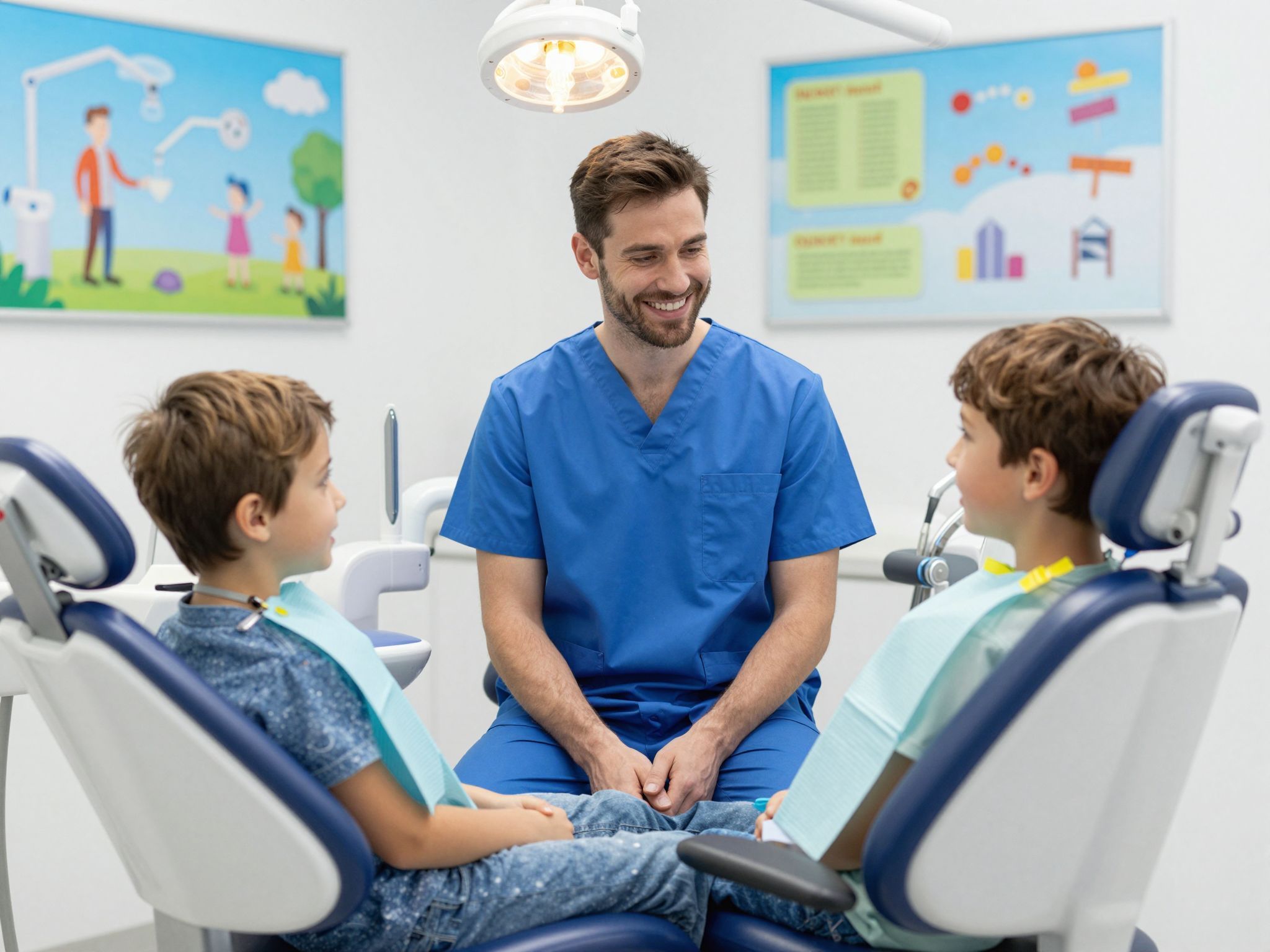 A fogorvos segít megelőzni a fluorózis kialakulását.