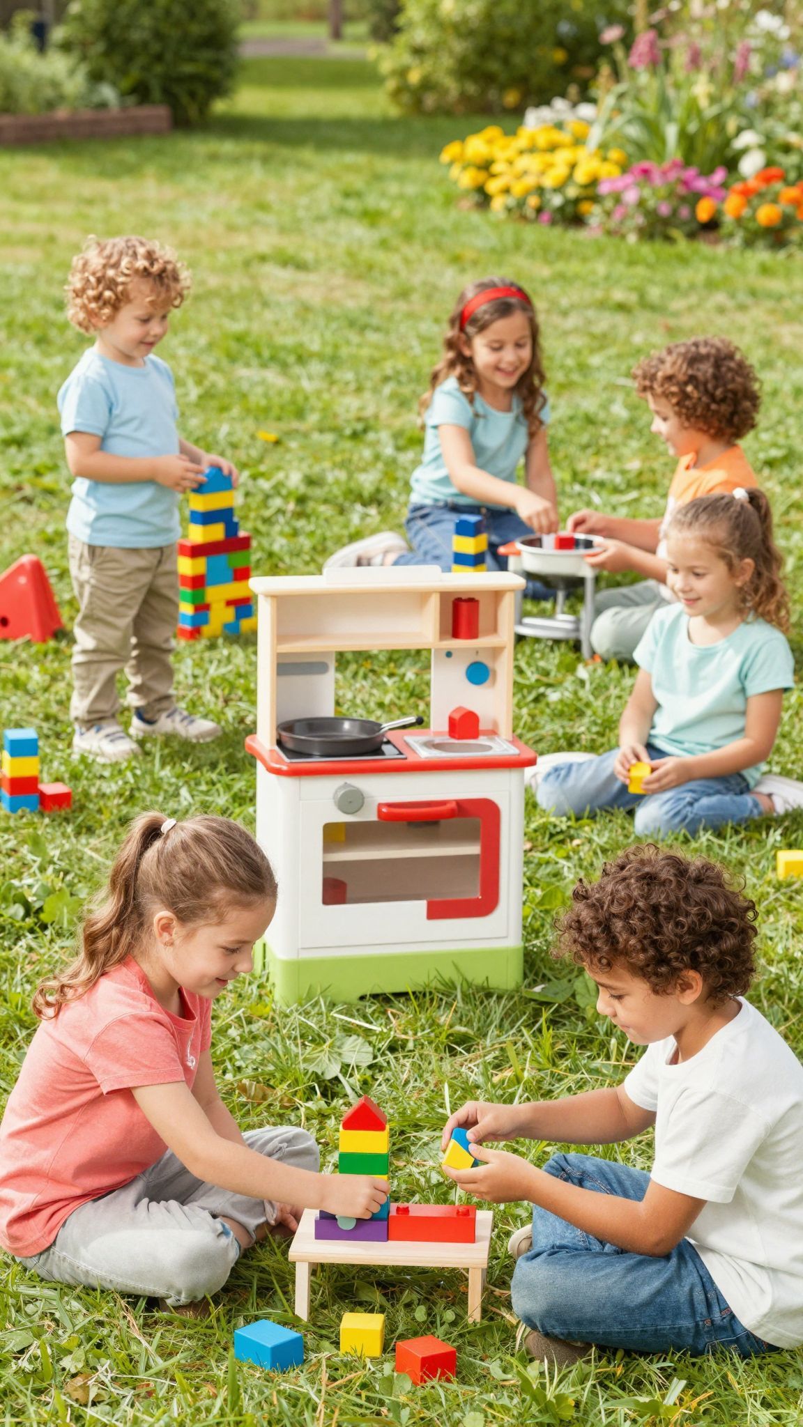 A szimbolikus játék segíti a gyerekek kreatív gondolkodását.