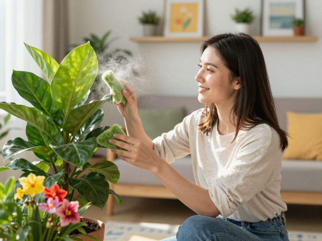 A szobanövények tisztításának fontossága: tippek a portalanításhoz