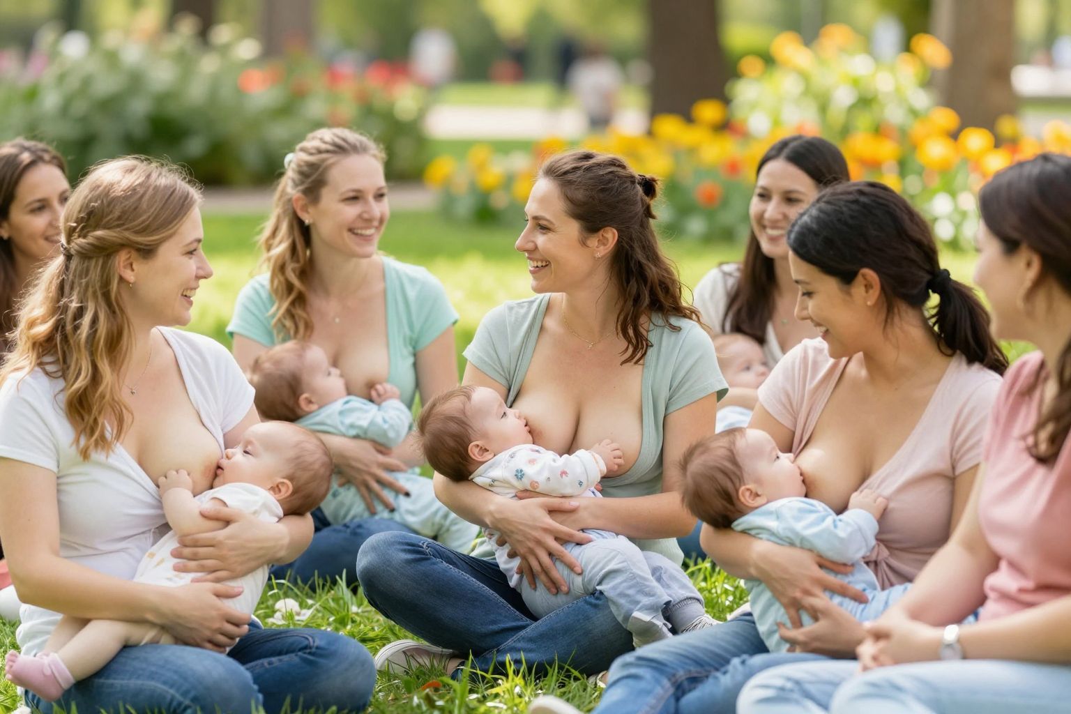 A közösségi támogatás növeli a szoptatás sikerességét.