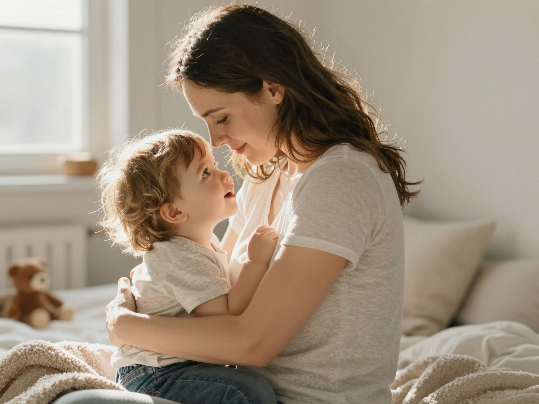 A testi közelség erősíti a kötődést és biztonságot.