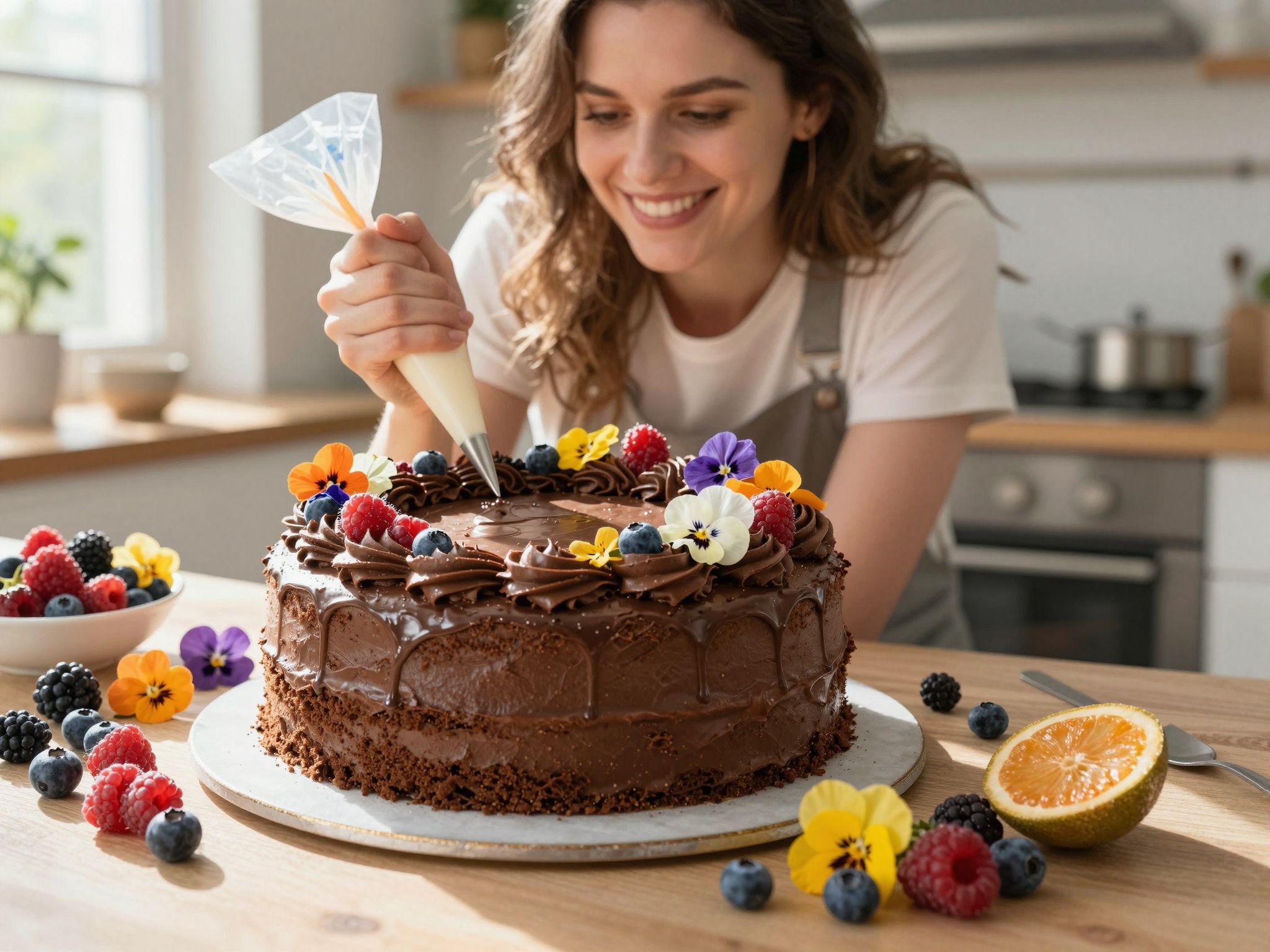 A csokoládé és avokádó kombinációja krémes textúrát ad.