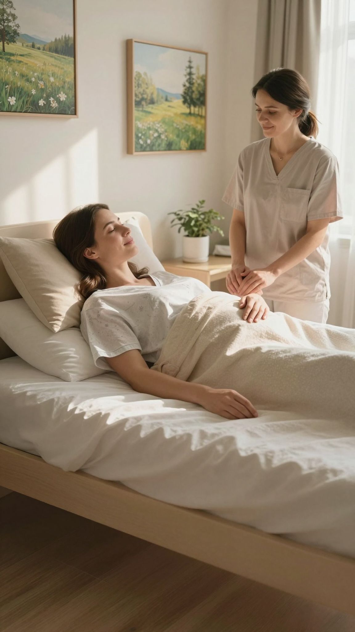 A fekvés segíthet a méh optimális elhelyezkedésében.