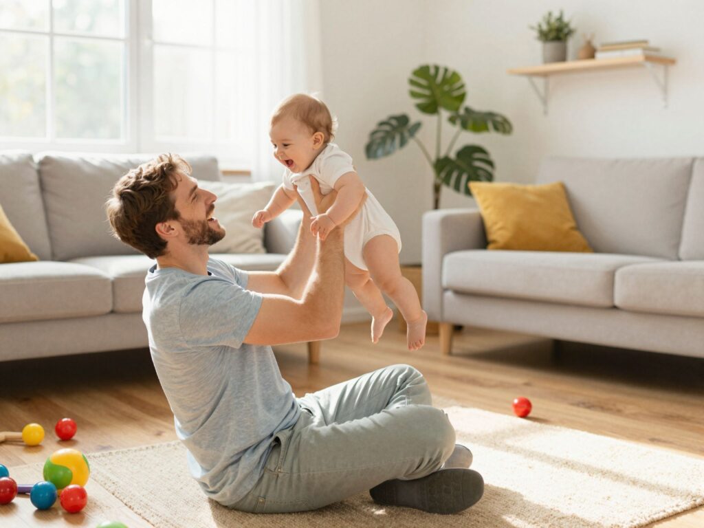 Apa otthon a babával: tabuk, kihívások és örömök a gyeden lévő apukák szemével