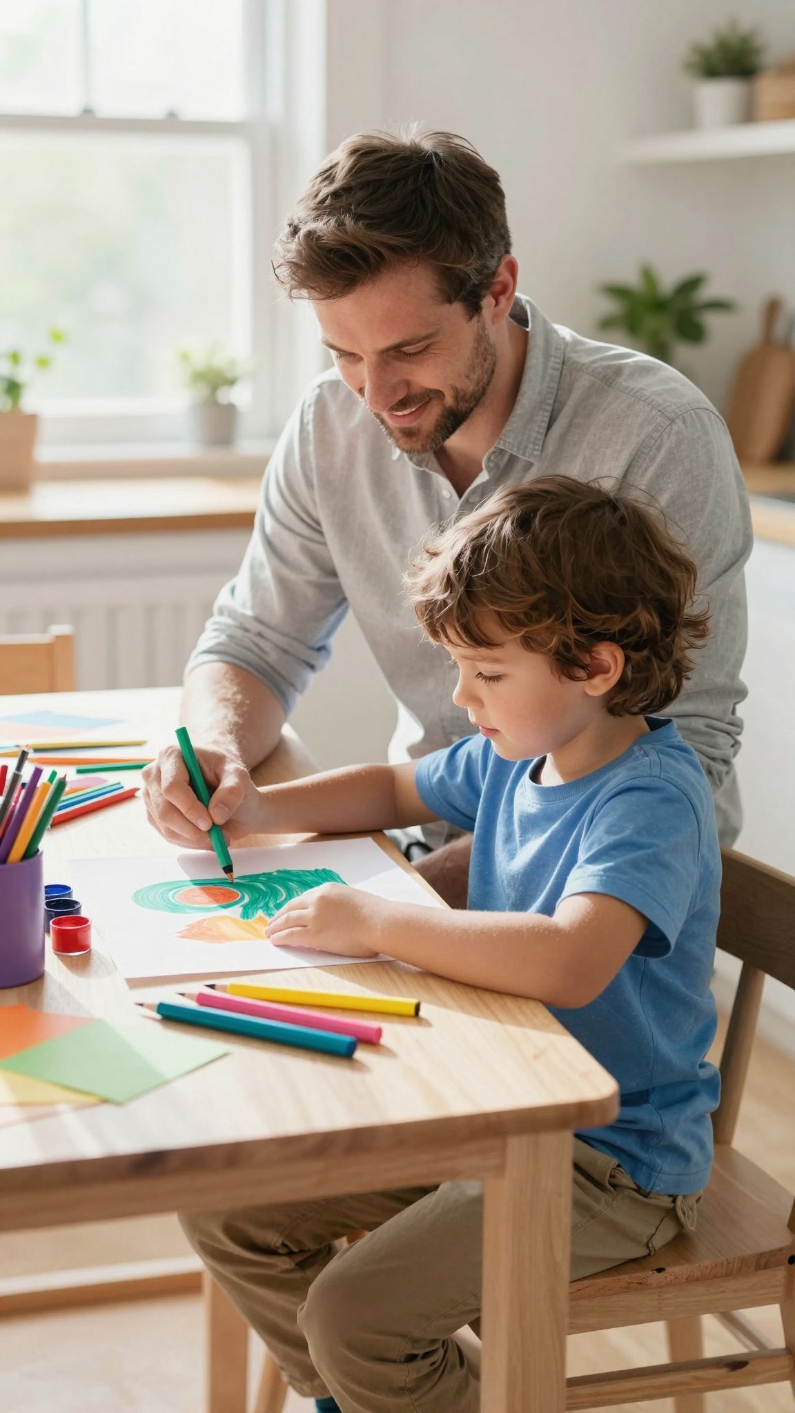 Az apa aktív részvétele fontos a családi jóléthez.