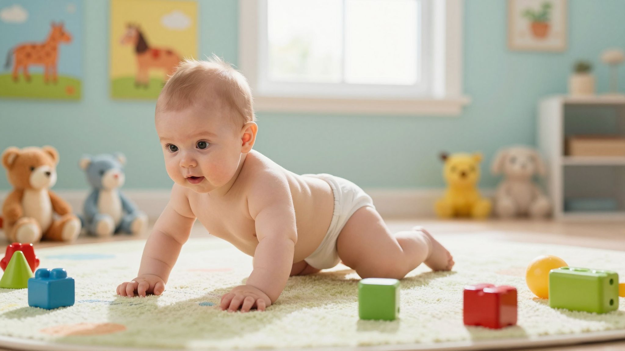 A térbeli tájékozódás fejlődése elősegíti a mászást.