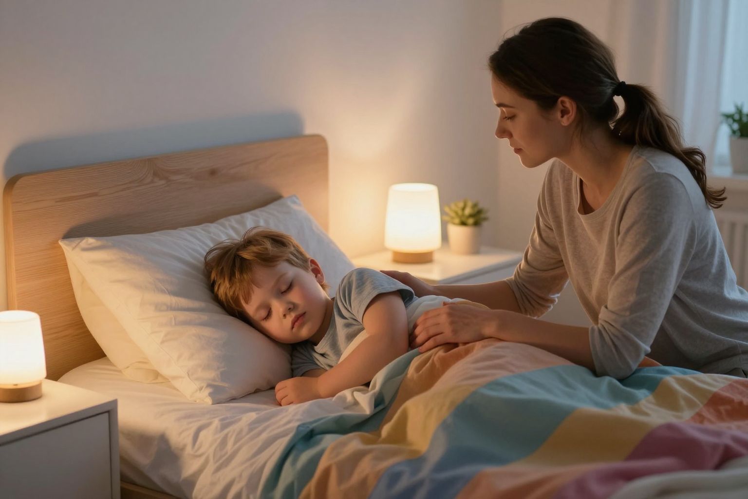 A lázfigyelés segíti az éjszakai nyugodt alvást.