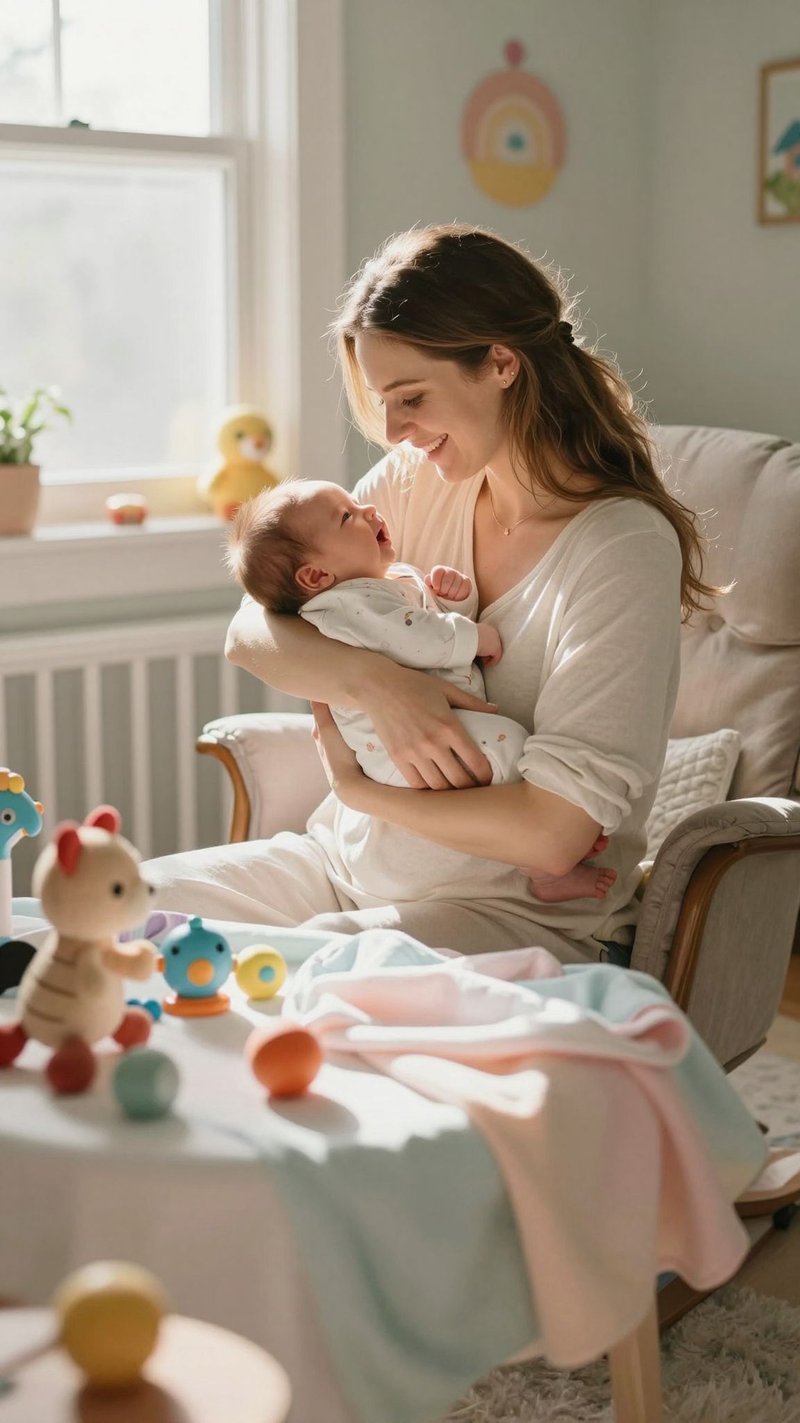 Az első hónapban a baba és szülei kapcsolata alakul.