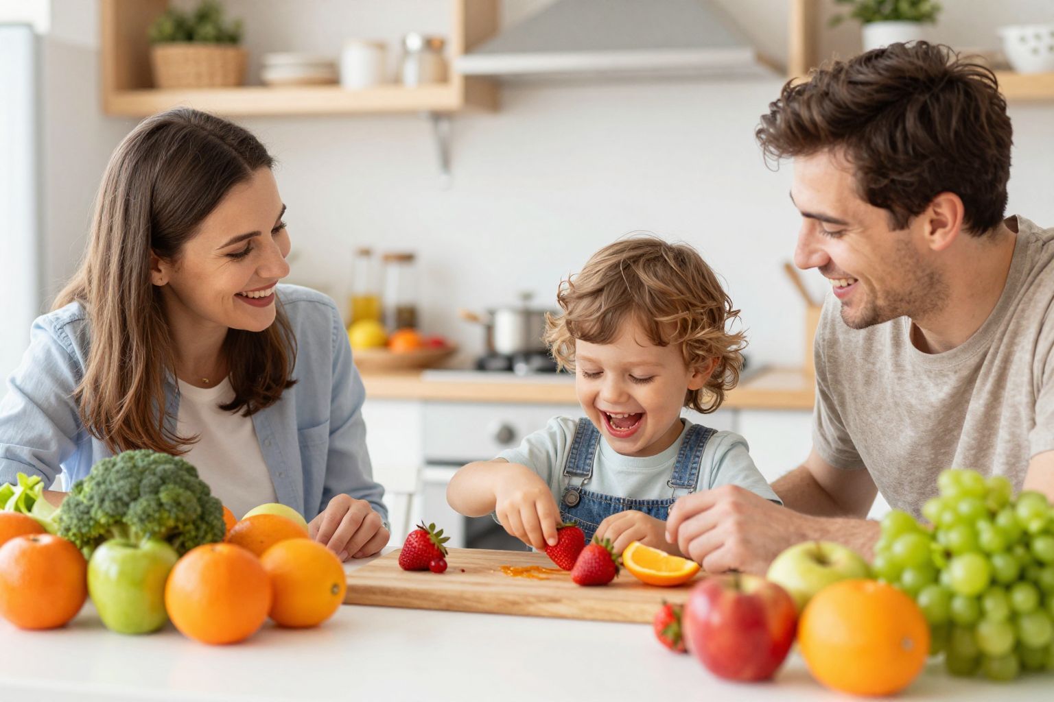 Az érzékszervi játék segíti az ízek felfedezését.