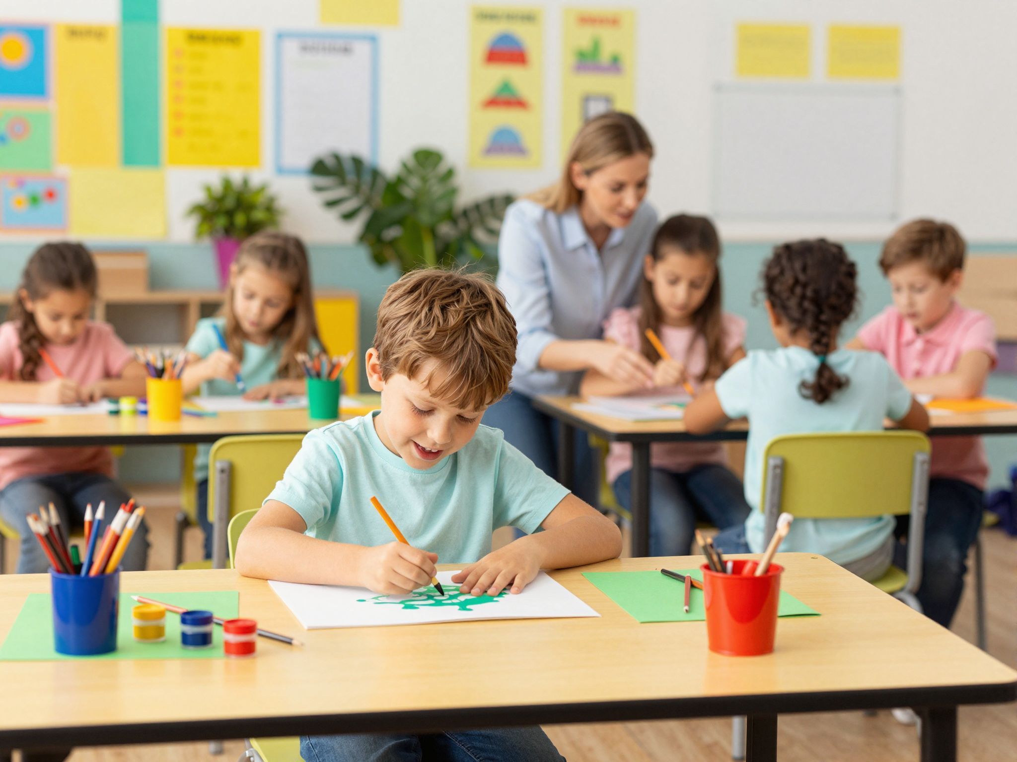 A Halak gyermekek kreativitása segíthet a koncentráció fejlesztésében.