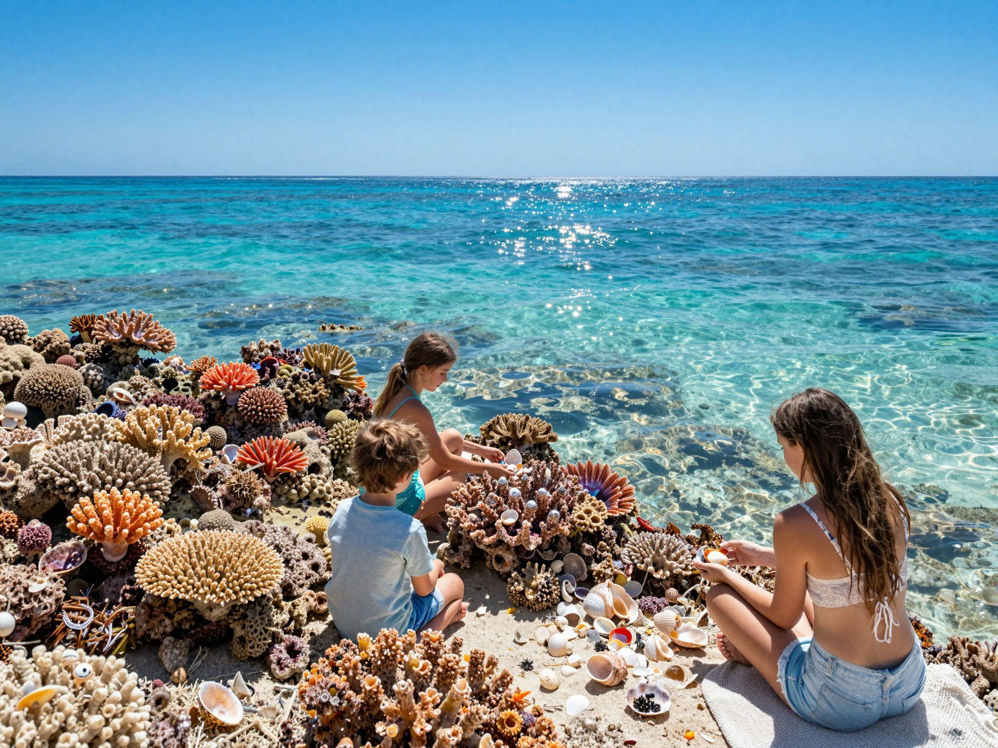 A korallok színei életet adnak a tenger mélyének.