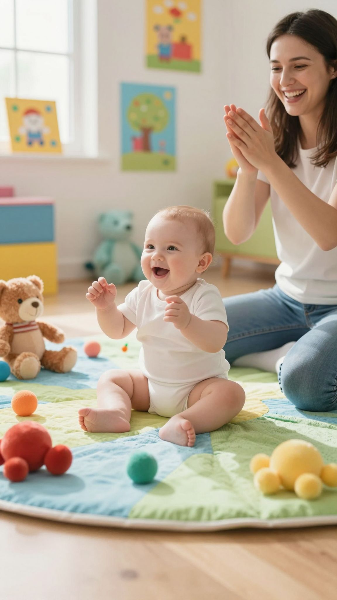 Az önálló ülés növeli a csecsemők önbizalmát és fejlődését.