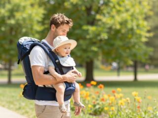 Baba hordozása nyári melegben: Mire figyeljünk?