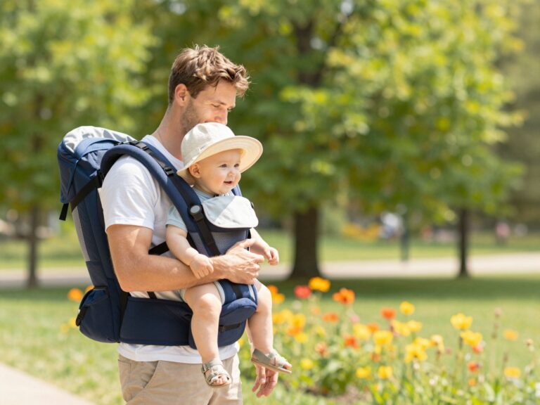 Baba hordozása nyári melegben: Mire figyeljünk?
